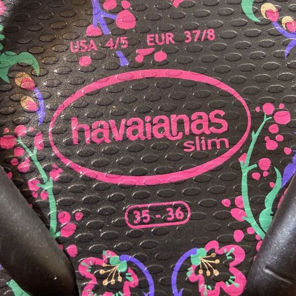 Havaianas Slim Shoes Sandals Size 4/5 - Picture 8 of 9